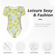 thumbnail image 4 of Fotbe cute rubber duck Body de Mujer con Cuello Redondo y Mangas Cortas, Sin Mangas Ajustado, Suave, Cómodo y Básico-X-Large, 4 of 7