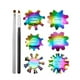 thumbnail image 1 of Kit de plantillas para uñas acrílicas en acero inoxidable con 6 moldes y 2 pinceles, ideal para diseño de líneas de sonrisa estilo francés en casa., 1 of 5