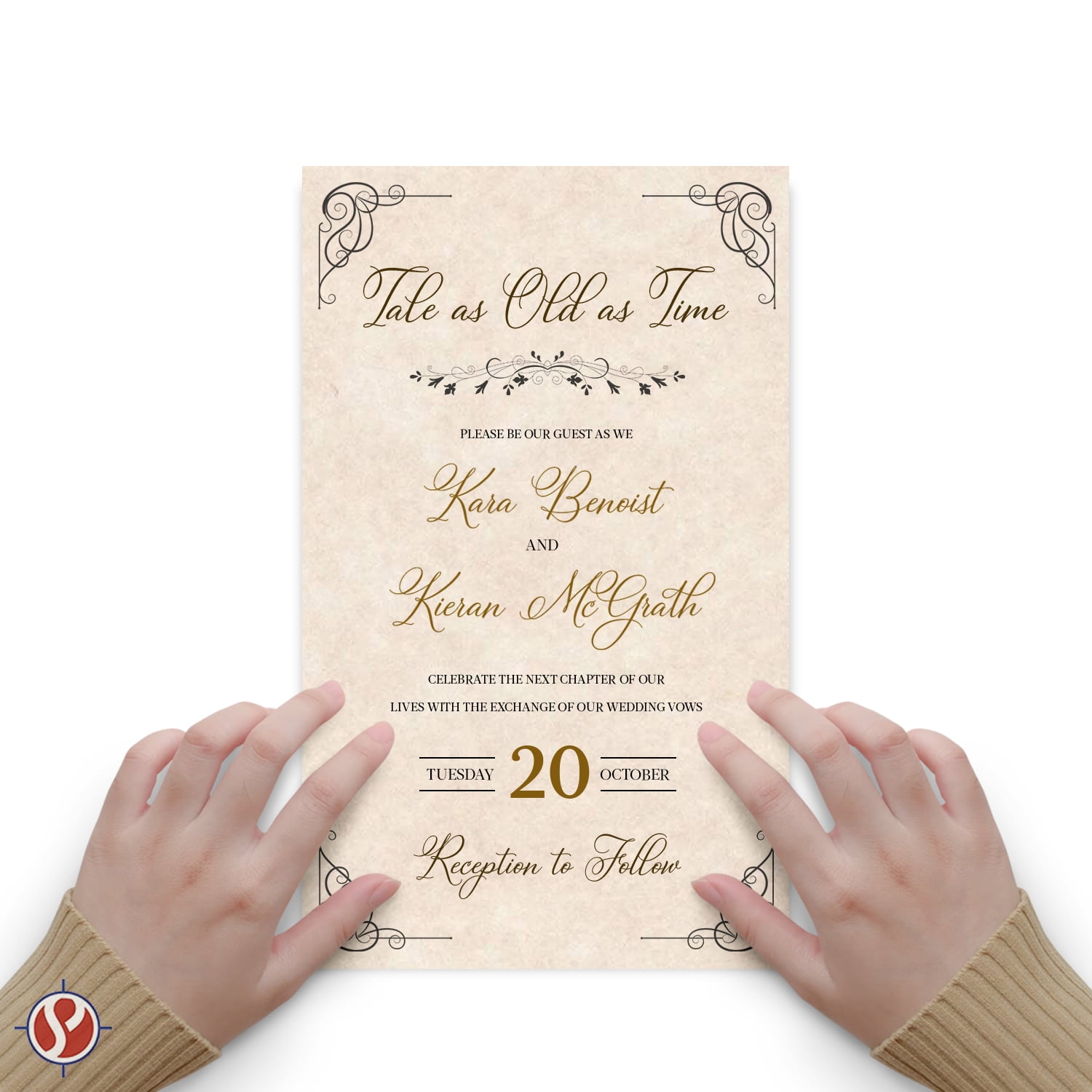Natural Cream Stationery Parchment Paper – Great for Writing, Certificates, Menus and Wedding Invitations | 24lb Bond Paper | 8.5 x 14” | 50 Sheets Per Pack