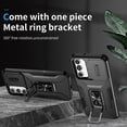 thumbnail image 2 of For Samsung Galaxy A16 5G Case Camshield Kickstand TPU+PC Anti-Slip Phone Cover - Black, 2 of 5