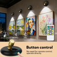 thumbnail image 2 of (4-Pack) Rechargeable Spotlight Indoor, Wireless LED Accent Lights with Remote & Timer, Dimmable Up Light for Indoor Plants, Artwork, Pictures & Trees, Stick on Mini Spotlights, 2 of 6