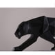 thumbnail image 2 of Adornos geométricos modernos de escultura de pantera, estatua de leopardo de resina, decoración de vida silvestre para librería, escaparate, tienda, decoración de ventana, 2 of 4