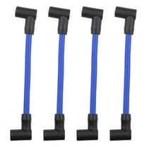 KASturrboo Premium Marine Spark Plug Wires, Blue, 4 Pieces