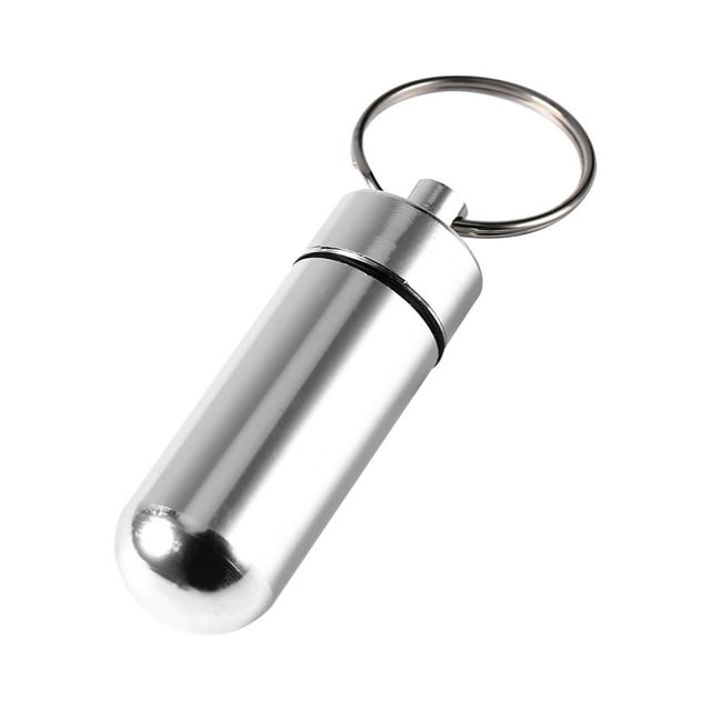 Pastillero de viaje, minillavero impermeable, caja de almacenamiento para tabletas, estuche para medicamentos y perfumes.