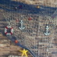 thumbnail image 5 of Beige/Blue Wall Decorative Nautical Fishing Net Beach Party Mediterranean Style, 5 of 8