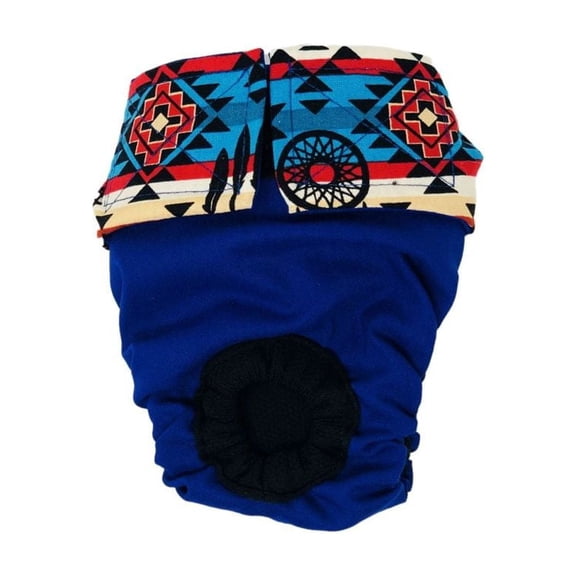 Barkertime Dream Catcher on Blue Dog Diaper