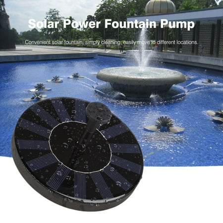 Solar Water Panel Power Fountain Pump Kit For Pool Garden Pond