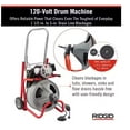 thumbnail image 3 of Ridgid Drain Cleaning Machine, Corded, 165 RPM 52363, 3 of 8