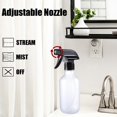 thumbnail image 3 of Botella pulverizadora de agua GearTrust de plástico transparente esmerilado de 300 ml, 3 of 7
