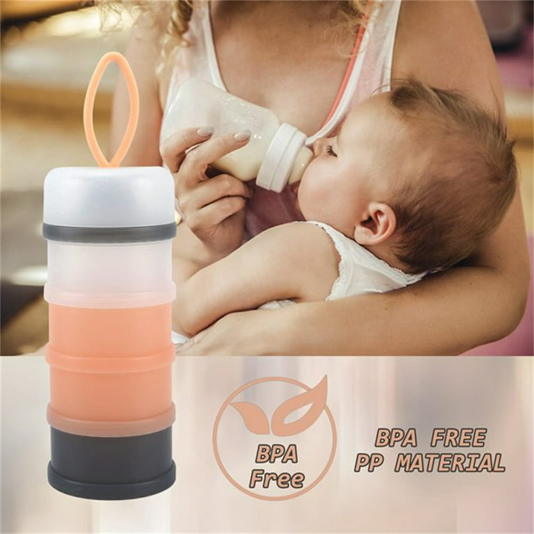 Toddmomy 2pcs Portable Milk Powder Box Baby Formula Powder