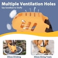 thumbnail image 7 of Frusde Dog Muzzle, Soft Silicone Breathable Cage Mouth Cover to Prevent Biting and Chewing, 7 of 7