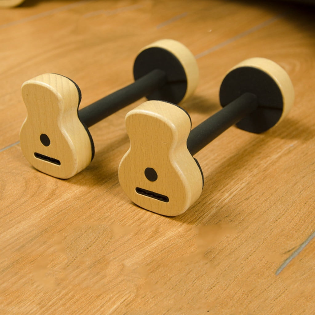 Stable Guitar Display Stand Natural Wood Metal Combo Non Marring Feet Instrument Protection