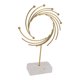 thumbnail image 1 of Lujosa Escultura Abstracta De Metal Hecha A Mano, Decoración De Mesa Para Salas De Estar, Oficinas Y Estudios, 1 of 8