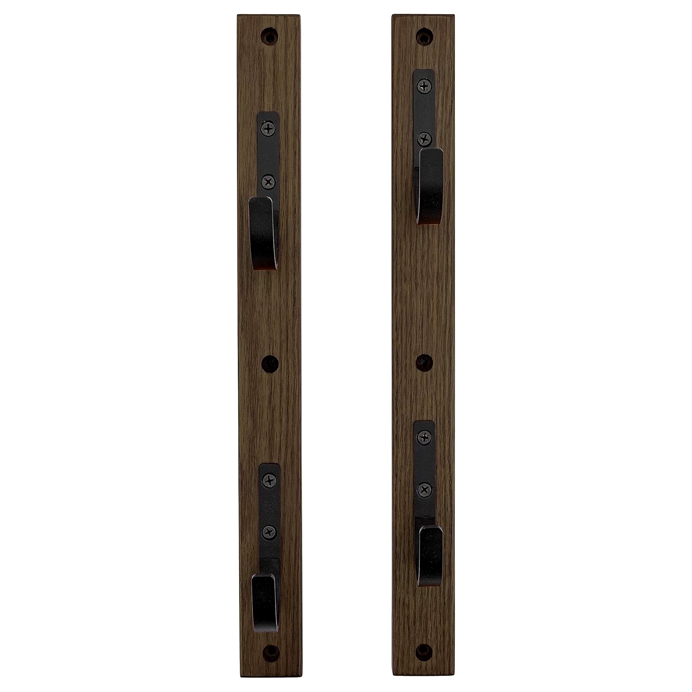 Allen Company Gun Collector Hardwood Gun Rack, Holds 2-Firearms, Brown & Black