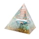 thumbnail image 4 of Pirámide de orgonita generadora de energía de 6 cm para curación de energía positiva Pirámide de cristal Pirámides de orgonita para meditación, 4 of 10