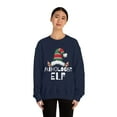 thumbnail image 3 of Pathologist Elf Unisex Sweatshirt, S-2XL Christmas Medical School Elves, 3 of 9