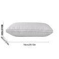 thumbnail image 3 of Honeeladyy Pillows Standard Size 19 X 29 In, Breathable Skin Friendly Weave Bed Pillow for Sleeping Pillows for Back, Stomach or Side Sleepers Super Soft and Supportive Washable Pillows for Bedroom, 3 of 6