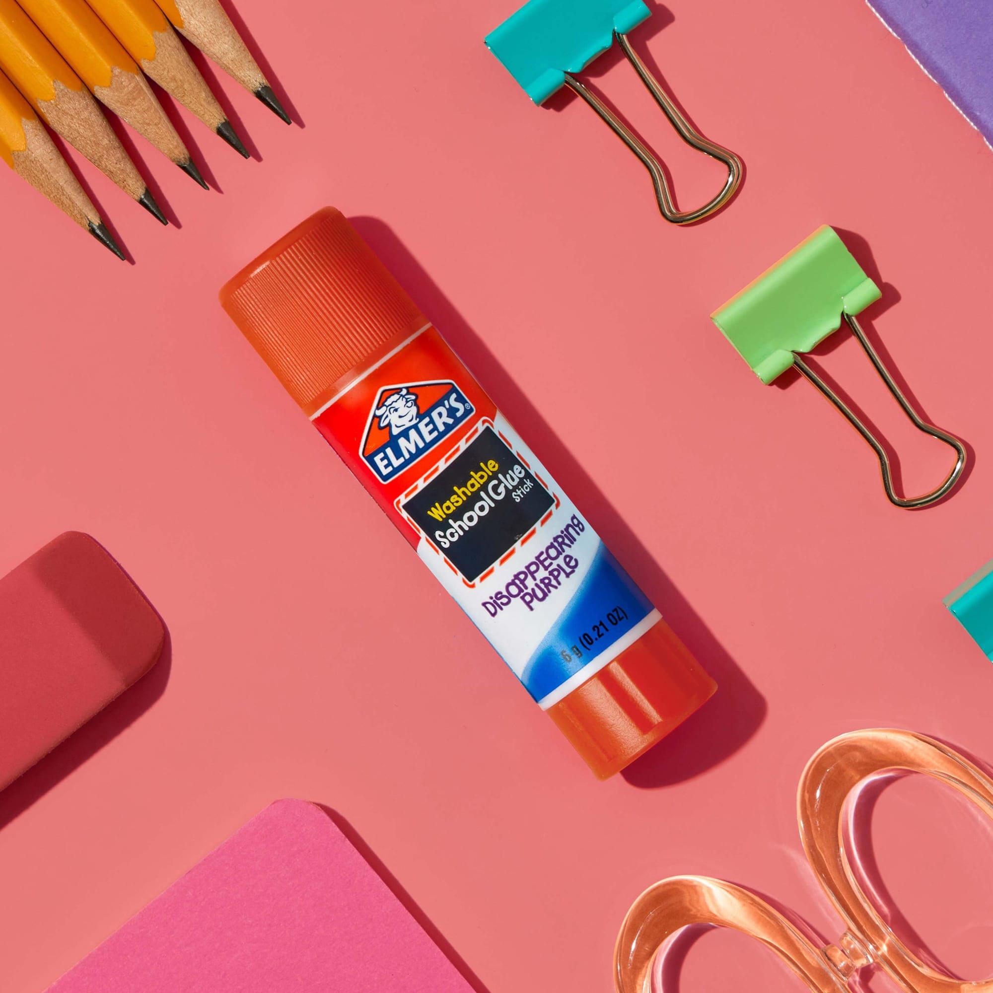 (2 pack) Elmer’s Scented Glue Sticks, Safe, Nontoxic School Glue, 3 Count, Giant Sticks (22 g each)