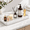 Marble White-12" x 5" x 1.1", variant on Black 7.9" x 4" x 1.1" Ceramic Decorative Tray for Bathroom Vanity and Kitchen Countertop