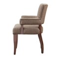 thumbnail image 6 of Fabric Upholstered Side Chairs,INCLAKE Solid Wood Kitchen Dining Room Chairs with Nailheads Solid Wood Legs-Brown, 6 of 7