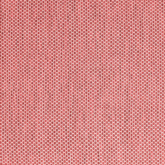 Ahgly Company Indoor Square Abstract Red Contemporary Area Rugs, 3' Square