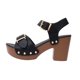 thumbnail image 3 of WILLBEST Sandalias Cómodas De Tacón Alto Con Tiras Para Mujer, Para Salidas Informales, Citas De Vacaciones, Con Hebilla Ajustable Y Diseño De Punta Abierta., 3 of 7