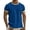 Blue, variant on Men's Textured Crew Neck Short Sleeve Soft Breathable Top Navy XL