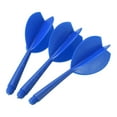 thumbnail image 4 of Uxcell Integrated Dart Shaft & Flights, 9 Pack Plastic Dart Flight Set, Blue, 4 of 5