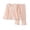 Pink, variant on YunPes Girls Cute Loungewear Set Lace Trim Square-Neck Bubble Crinkle Blouse and Ruffle Pants Kids Soft Lightweight Spring Fall Outfits