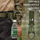 thumbnail image 4 of Gancho de hebilla, correas de nailon portátiles, Clip para soporte de botella de agua (verde militar), 10 Uds. Likrtyny Para estrenar, 4 of 8