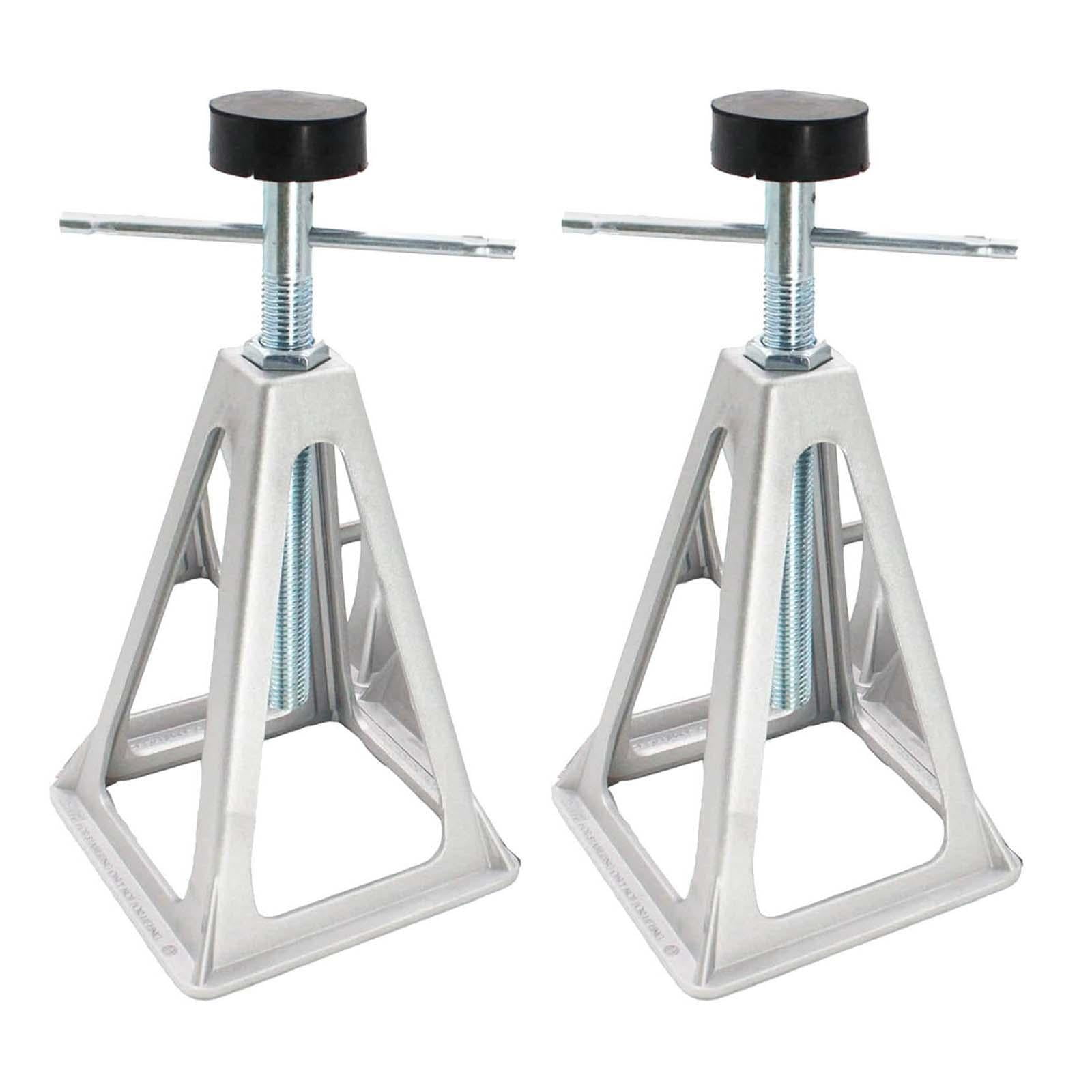 Wzmzjy Jack Stands Leveling Jacks Accessories Aluminum Alloy Adjustable Height Aluminum 2pcs