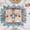 Beige/Blue, variant on SAFAVIEH Bayside Randall Oriental Polyester Machine Washable Area Rug, Beige/Blue, 5'3" x 7'6"