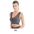 thumbnail image 4 of Guardoinrt Polyester Made Sports Bra Breathable And Fine Stitching For Comfortable Fit Exquisite Craft Top Bras grey XXL, 4 of 6