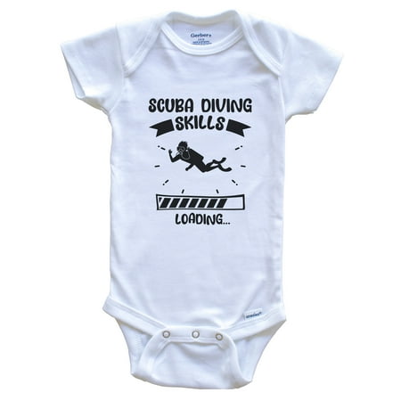 

Scuba Diving Skills Loading Funny Scuba Diving Baby Bodysuit