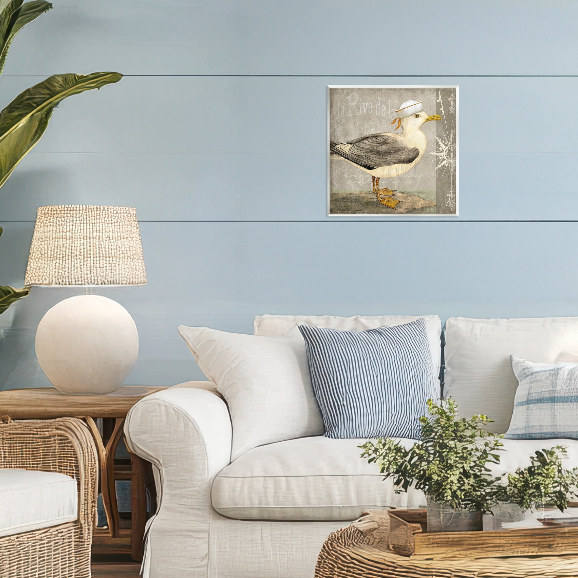 Stupell Industries Rustic Little Seagull Wall Plaque Art, design by Suzanne Nicoll