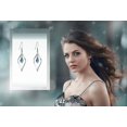 thumbnail image 2 of CFIOZYOS 18K Gold-Plated 925 Sterling Silver  Twist Leaf Fashion Dangle Earrings for Women, 2 of 15