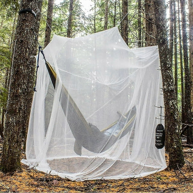 Ultra Large Mosquito Net With Carry Bag, Bug Netting With 2 Openings | Mosquito Netting For Bed, Patio, Camping, Outdoor Travel | Mosquito Net For B