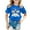 Blue, variant on Girls Graphic Shirts Oversized Sunshine T Shirt Short Sleeve Tee Tops Cute Trendy Girls Clothes Size: 8-9 Years Orange