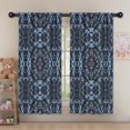 thumbnail image 5 of Blackout Kids Curtains,Blue Abstract Pattern Childrens Insulated Curtains Set Of 2,Bedroom Essentials,Toddler Room Decor 52x63in(132x160cm), 5 of 5