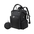 thumbnail image 2 of Bolsa de tejer mochila para ganchillo impermeable portátil hilo negro, 2 of 9