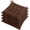 Brown, variant on Yuanmin 4 Pcs Chair Cushion, Large Chair Pads Seat Cushions Set of 4, Non Slip Memory Foam Tufted Square Seat Cushion with Ties,Ultra Soft Chair Cushions for Dining Kitchen Office Chairs (Brown)