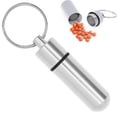 thumbnail image 1 of Caja de pastillas para medicamentos con llavero de aluminio. Mini portátil impermeable Sincero  Hogar, 1 of 2