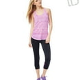 thumbnail image 3 of Aeropostale Womens Southwest Racerback Tank Top, Purple, Juniors, Large, 3 of 3