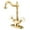 Polished Brass, variant on Kingston Brass KS1493PX Vessel Standard Mount Bathroom Faucet, Antique Brass