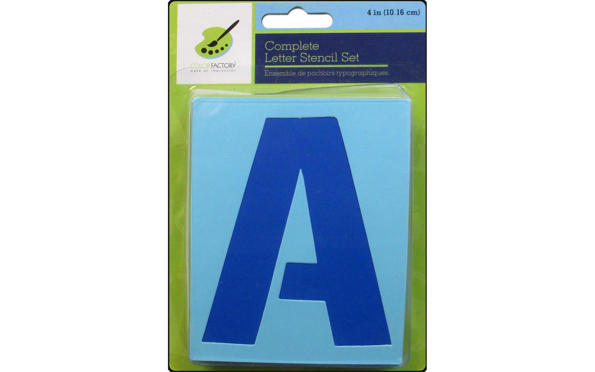 Multicraft Stencil Set 4" Letter