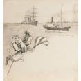 thumbnail image 2 of Louise Abbéma 15x16 Gold Ornate Wood Frame and Double Matted Museum Art Print Titled - Scenes&nbsp;Of Sarah Bernhardt's Life 1 (1879), 2 of 4