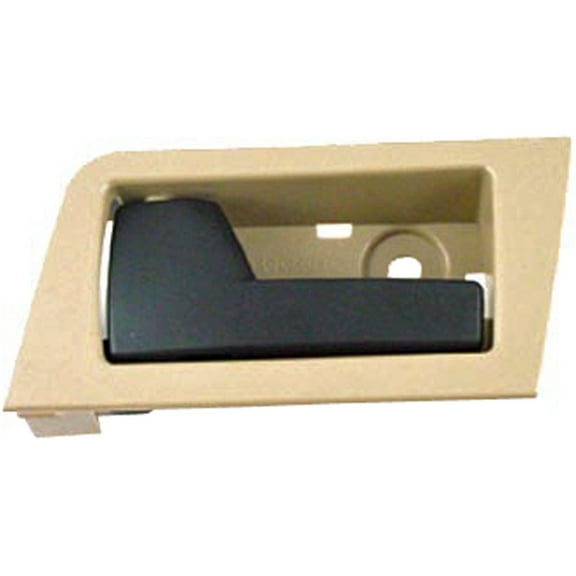 Dorman 81760 Rear Driver Side Interior Door Handle for Specific Ford / Mazda / Mercury Models, Smooth Black Lever; Beige Housing