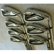 Mens Golf Set Clubs Driver, Woods, Hybrid, Irons, Putter and Cart Bag Complete Stiff