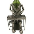 thumbnail image 2 of Wine Bodies Pianist Metal Wine Bottle Holder With Silver Finish ZB530, 2 of 4