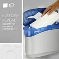 thumbnail image 4 of Kleenex® Reveal™ Multifold Paper Towels (46321), 2-Ply, for Kleenex® Reveal Countertop System Dispenser, 7.5" x 9.4" sheets, White, (150 Sheets/Pack, 16 Packs/Case, 2,400 Sheets/Case), 4 of 5